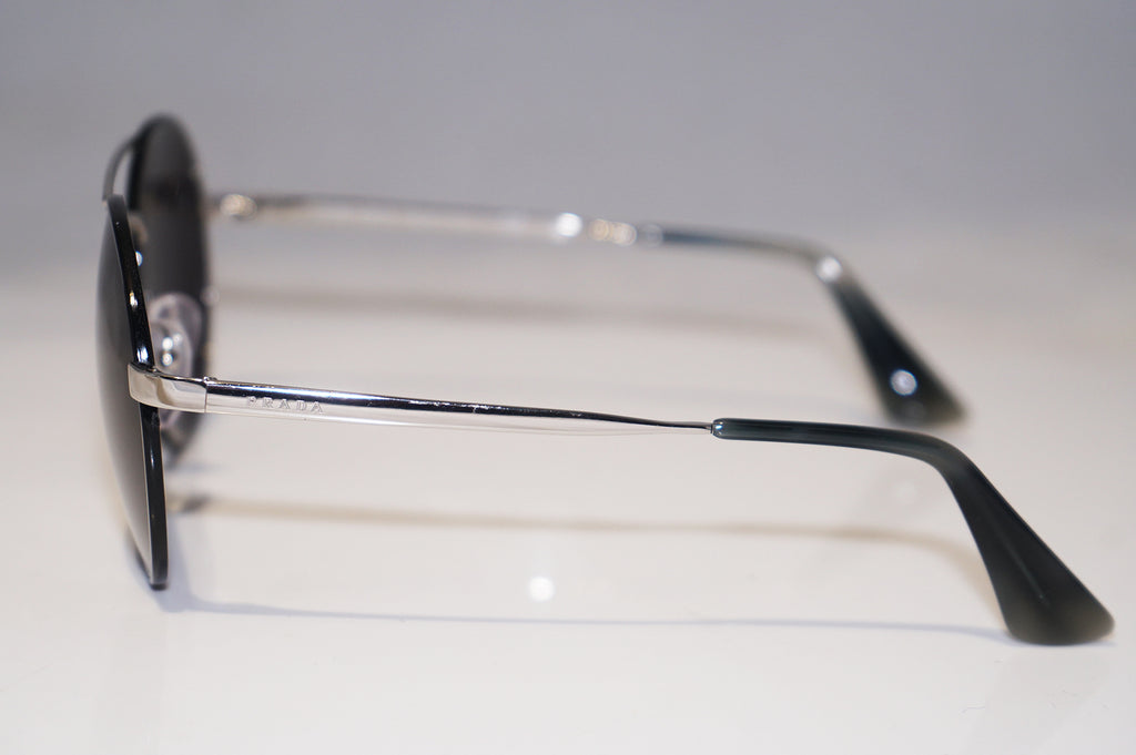 PRADA Womens Designer Sunglasses Silver Round SPR 51S 1AB-2B0 14996