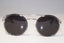 PRADA Womens Designer Sunglasses Silver Round SPR 51S 1AB-2B0 14996