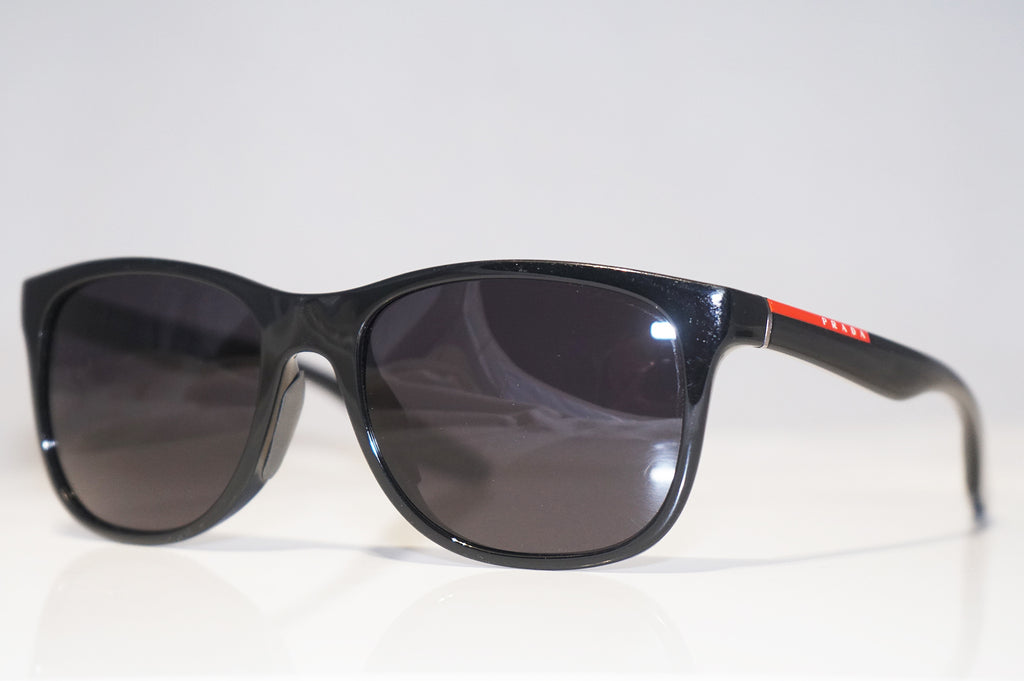 PRADA Mens Designer Sunglasses Black Square SPS 03O 1AB-5W1 15196