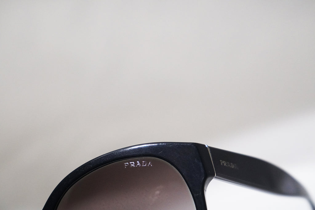 PRADA Womens Designer Sunglasses Black Butterfly SPR 18R 1AB-0A7 15094