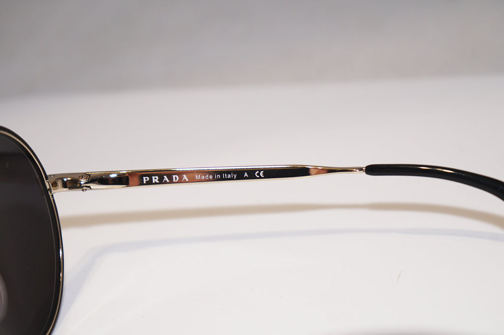 PRADA Womens Designer Sunglasses Gold Round SPR 51S 1AB-0A7 15150
