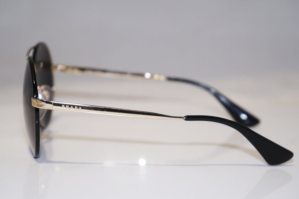 PRADA Womens Designer Sunglasses Gold Round SPR 51S 1AB-0A7 15150