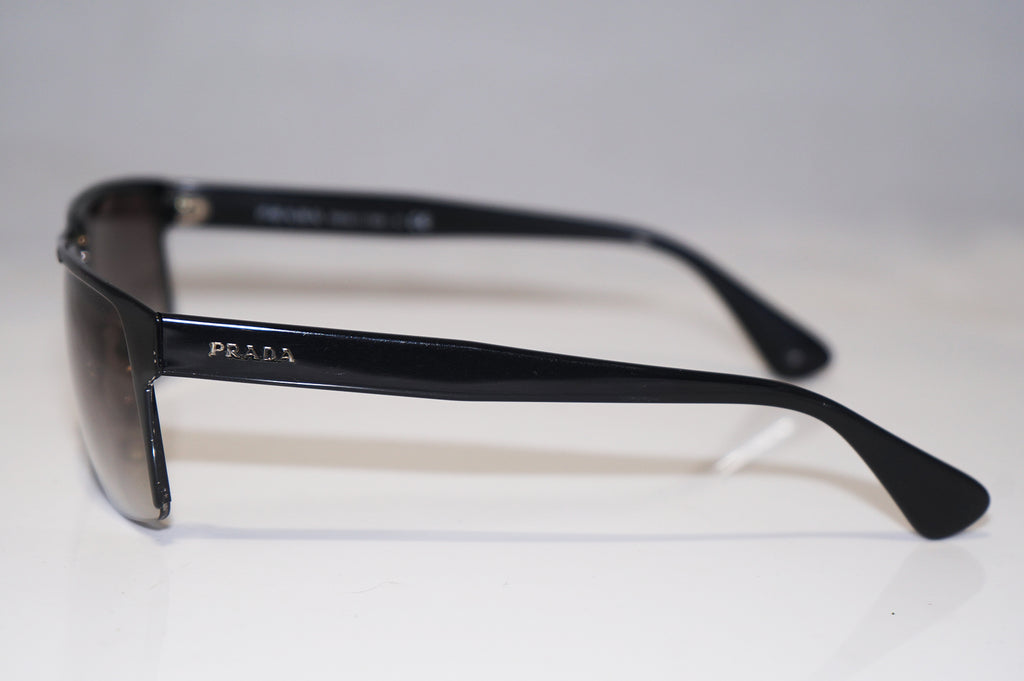PRADA Mens Designer Sunglasses Black Rectangle SPR 52R 7AX-0A7 15122