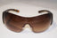 PRADA Womens Designer Sunglasses Brown Shield SPR 22M 2AU-6S1 15052