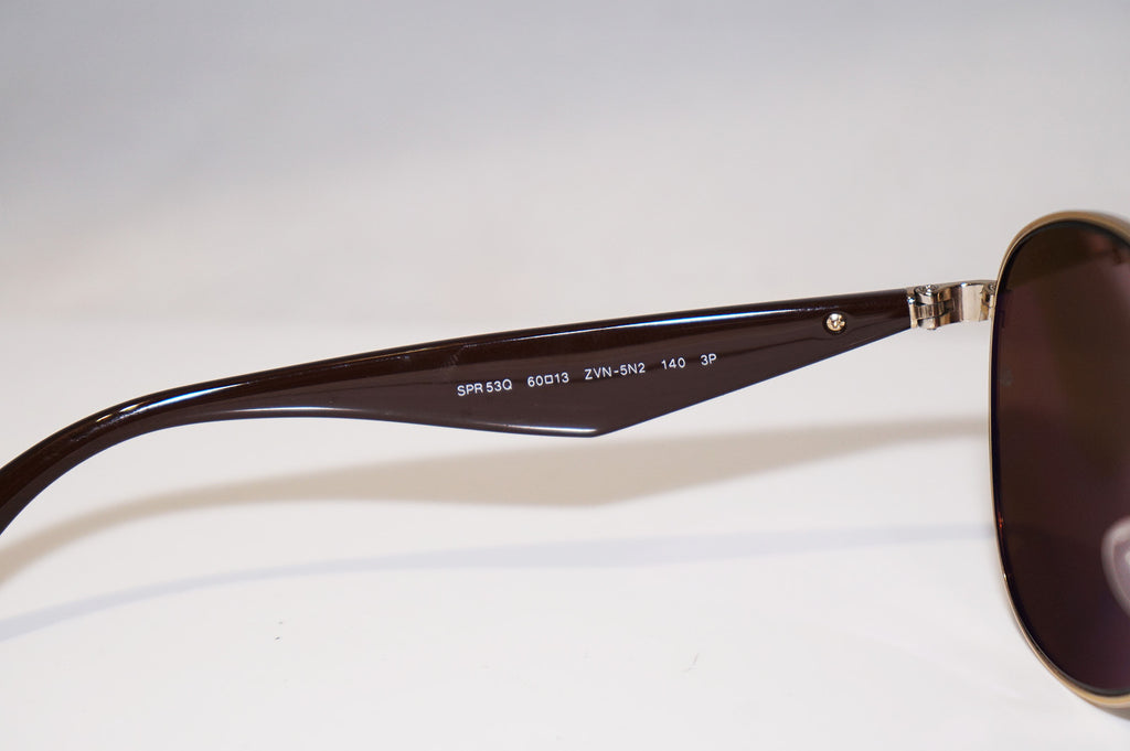 PRADA Mens Designer Polarized Sunglasses Brown Aviator SPR 53Q ZVN-5N2 15118