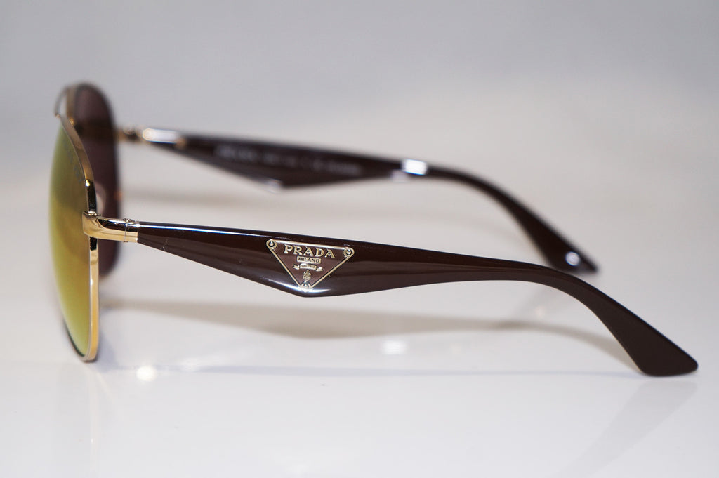 PRADA Mens Designer Sunglasses White Aviator SPR 53Q ZVN-1C0 15106