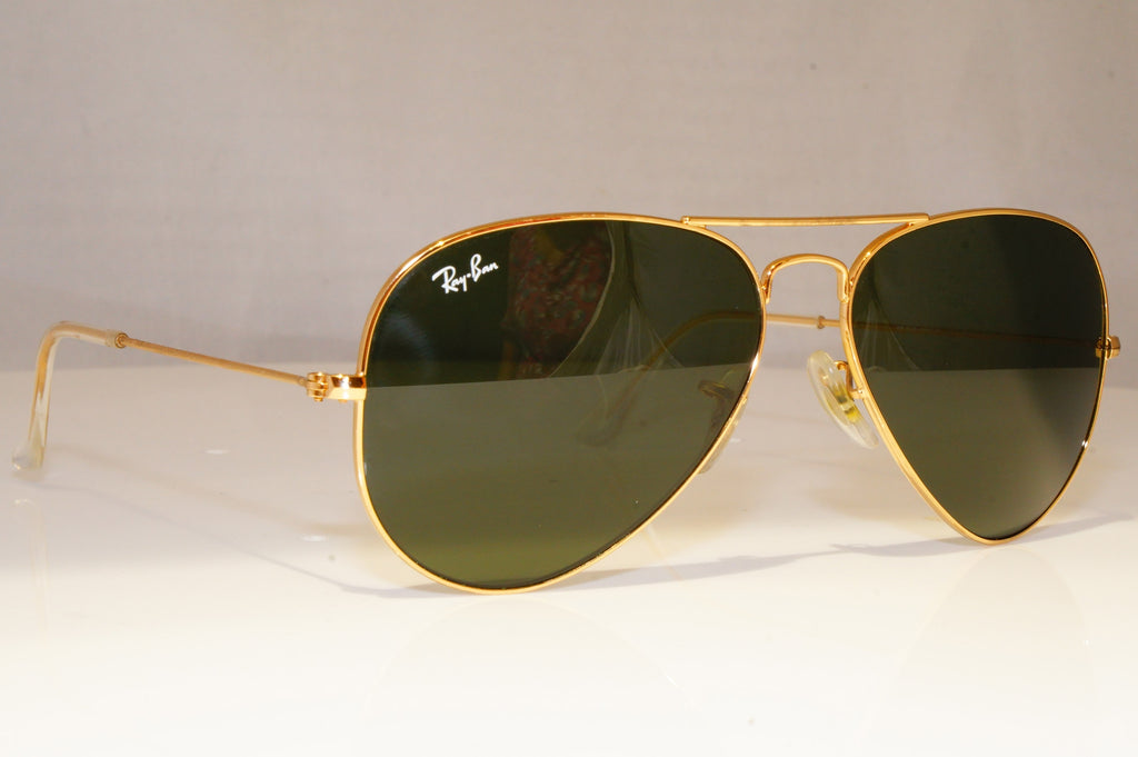 RAY-BAN Mens Womens Unisex Sunglasses Gold Pilot AVIATOR RB 3025 L0205 21129