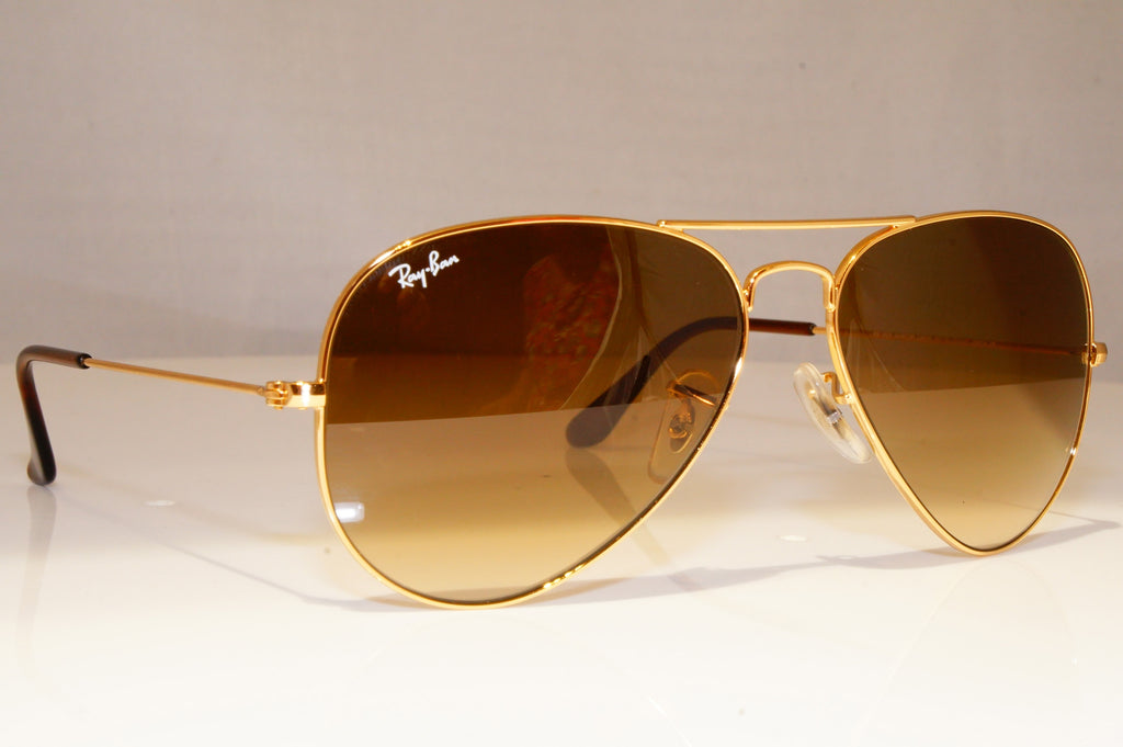 RAY-BAN Mens Womens Unisex Sunglasses Gold Pilot AVIATOR RB 3025 001/51 21137