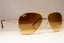 RAY-BAN Mens Womens Unisex Sunglasses Gold Pilot AVIATOR RB 3025 001/51 21137
