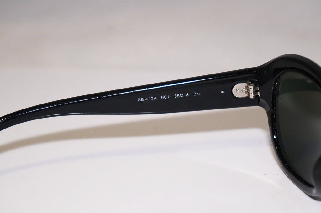 RAY-BAN Womens Designer Sunglasses Black Oval RB 4189 601 17006