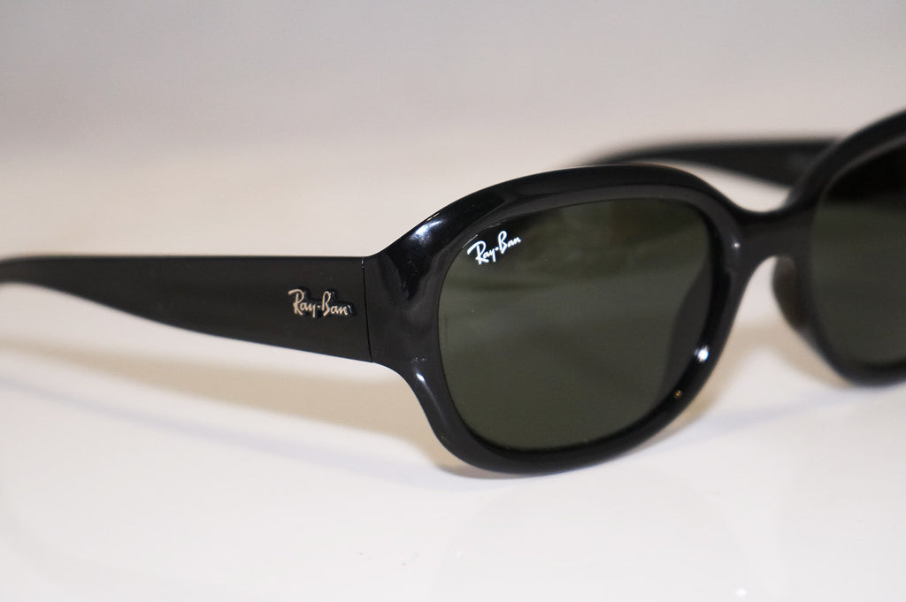 RAY-BAN Womens Designer Sunglasses Black Oval RB 4189 601 17006