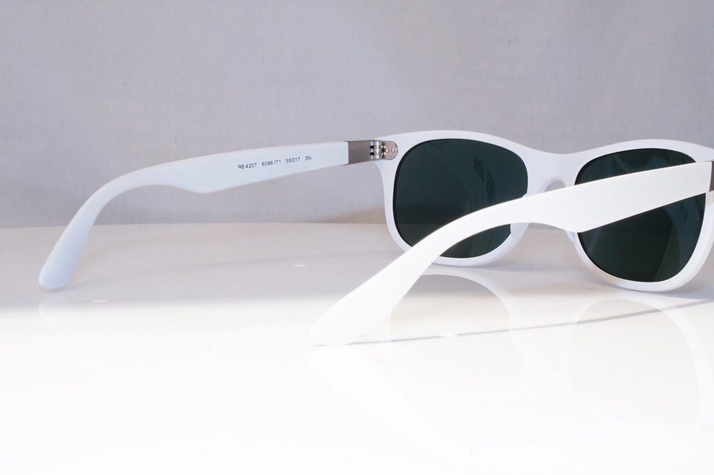 RAY-BAN Mens Womens Sunglasses White Rectangle LITEFORCE RB 4207 6096/71 21240