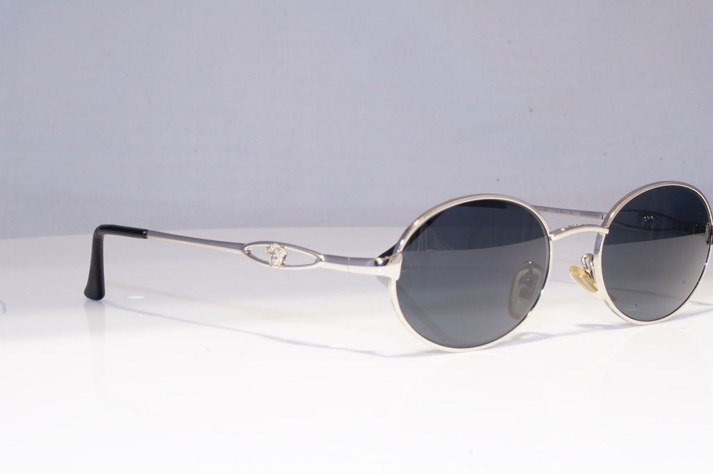 GIANNI VERSACE Mens Womens Vintage 1990 Designer Sunglasses Silver H84 26M 20315