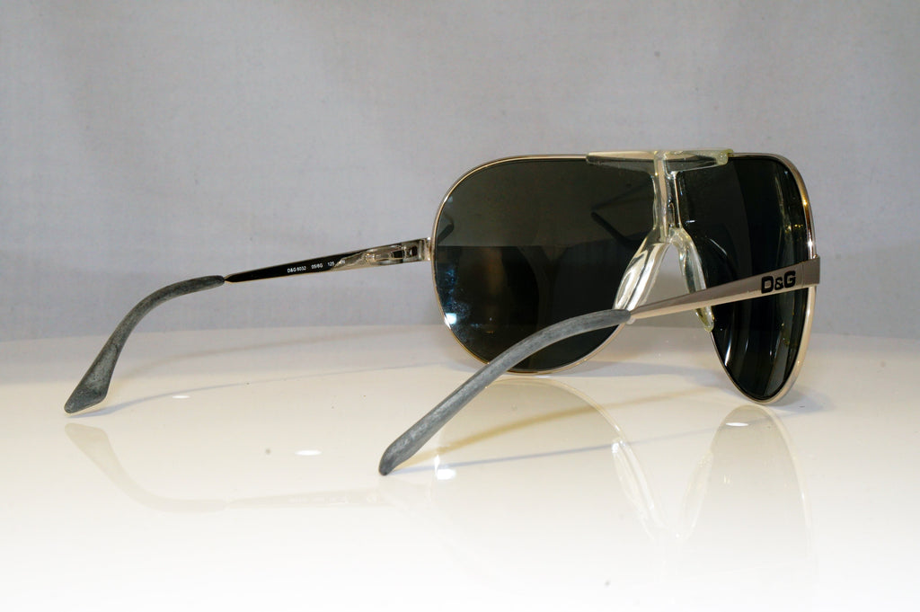 DOLCE & GABBANA Mens Womens Designer Sunglasses Silver Ski 6032 05/6G 17149