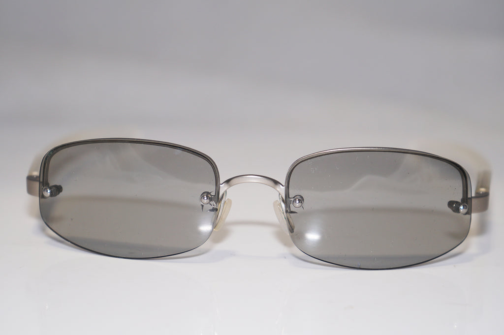 PRADA Vintage Mens Unisex Designer Sunglasses Clear Oval SPR 51A 2AC-1C1 15779