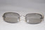 PRADA Vintage Mens Unisex Designer Sunglasses Clear Oval SPR 51A 2AC-1C1 15779
