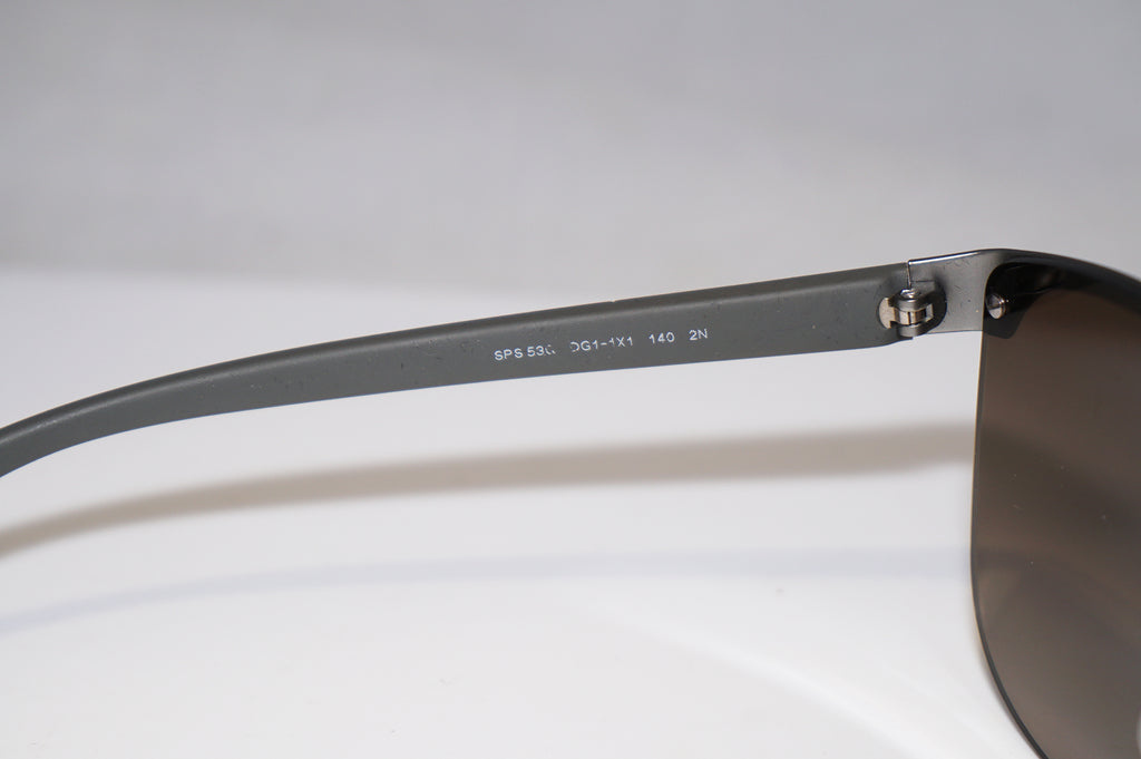 PRADA Immaculate Mens Designer Sunglasses Grey Square SPS 53Q DG1-1X1 15392