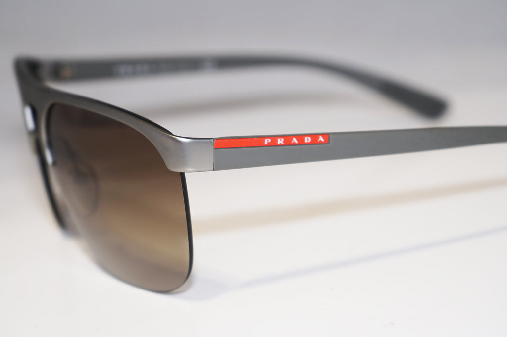 PRADA Immaculate Mens Designer Sunglasses Grey Square SPS 53Q DG1-1X1 15392