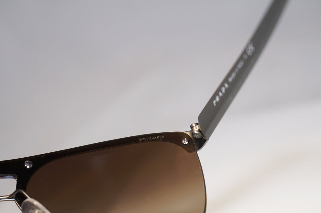 PRADA Immaculate Mens Designer Sunglasses Grey Square SPS 53Q DG1-1X1 15392