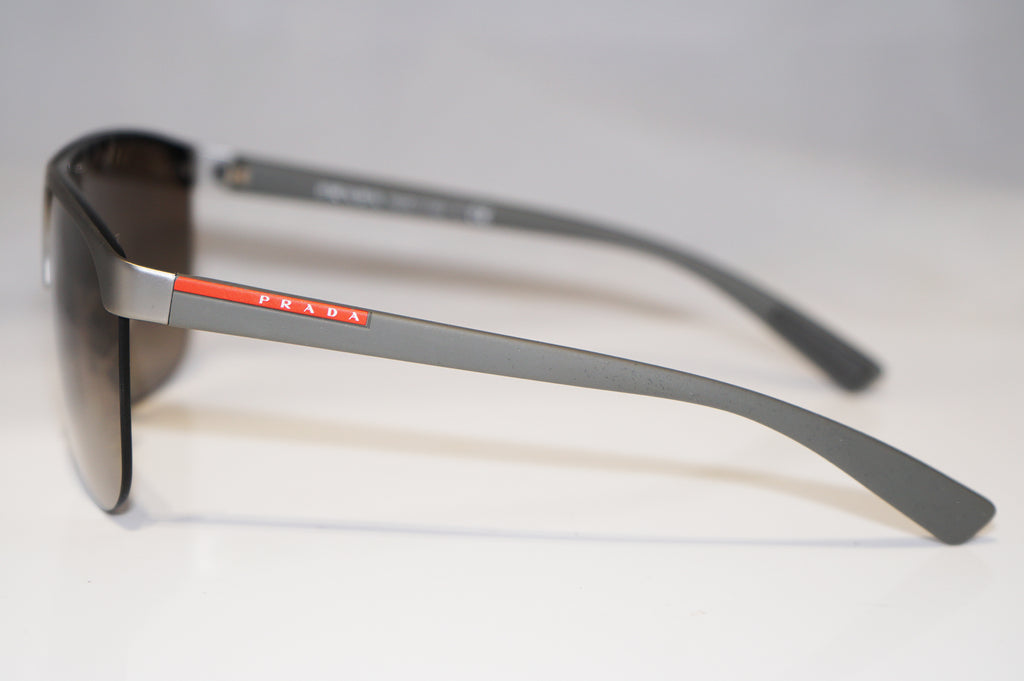 PRADA Immaculate Mens Designer Sunglasses Grey Square SPS 53Q DG1-1X1 15392