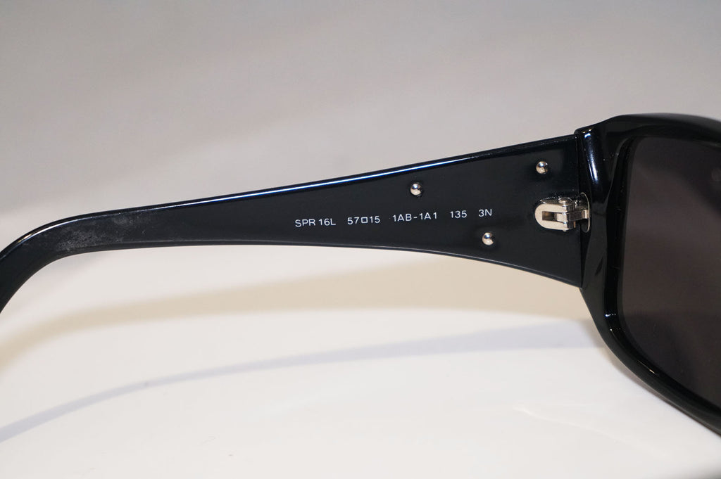PRADA Womens Designer Sunglasses Black Rectangle SPR 16L 1AB-1A1 14133