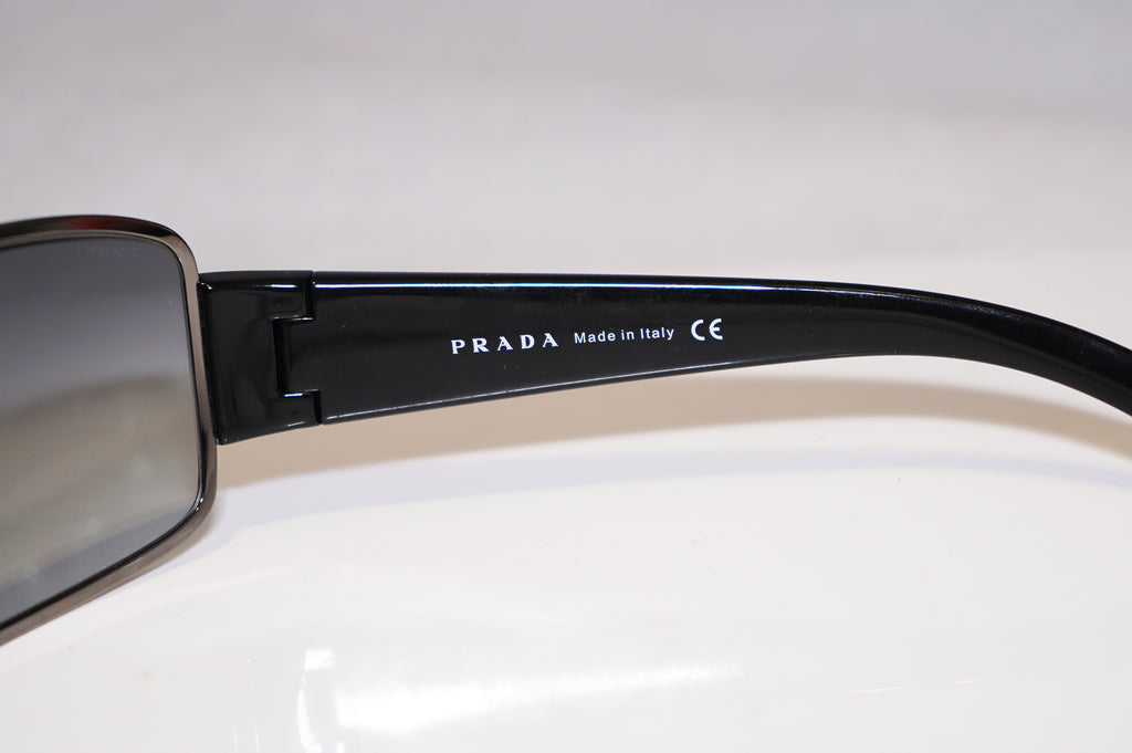 PRADA Mens Designer Sunglasses Black Shield SPS 52E 5AV-5D1 15828