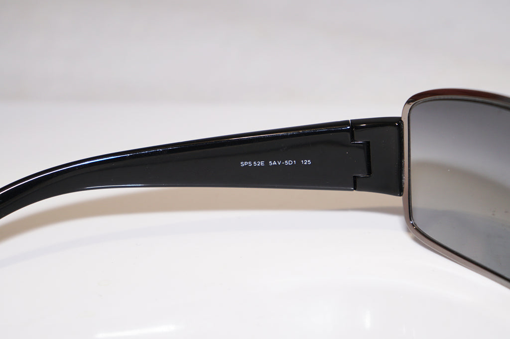 PRADA Mens Designer Sunglasses Black Shield SPS 52E 5AV-5D1 15828