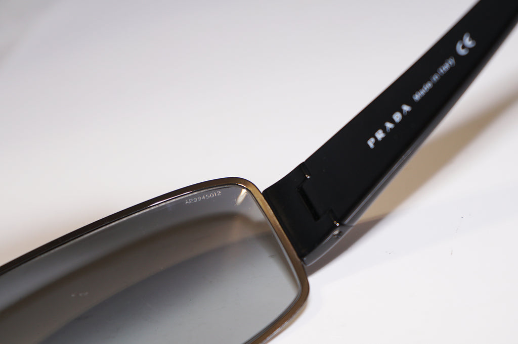 PRADA Mens Designer Sunglasses Black Shield SPS 52E 5AV-5D1 15828