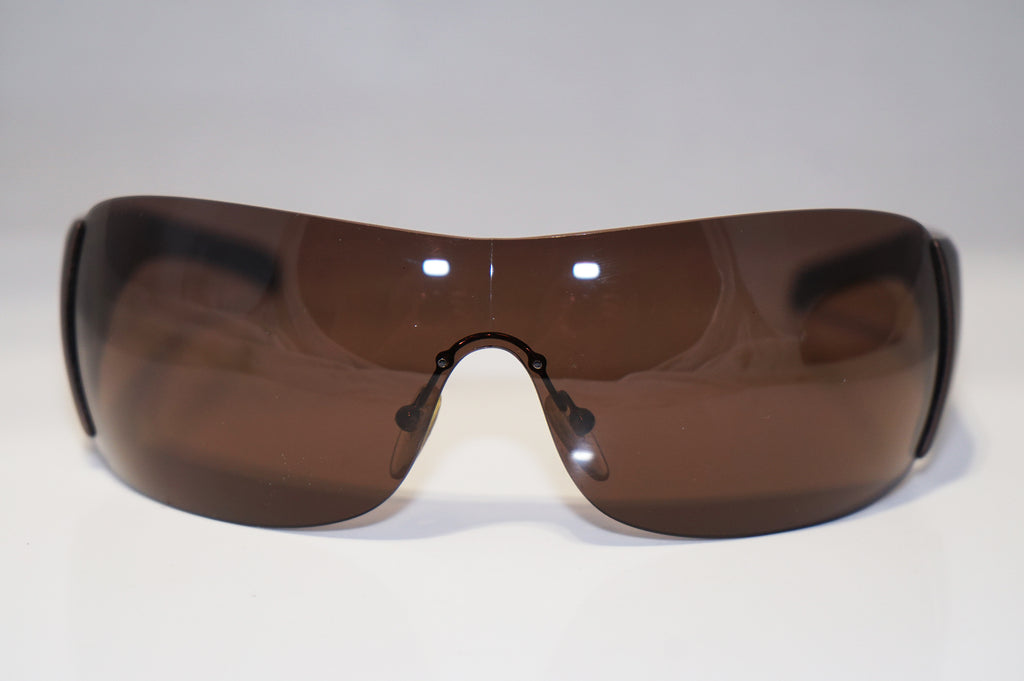 PRADA Mens Designer Sunglasses Brown Shield SPS 07H 7Y2-8C1 15776