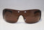 PRADA Mens Designer Sunglasses Brown Shield SPS 07H 7Y2-8C1 15776