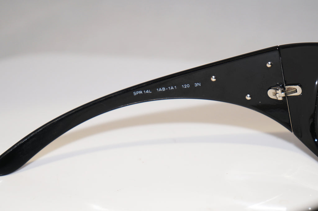 PRADA Immaculate Womens Designer Sunglasses Black Shield SPR 14L 1AB-1A1 15835