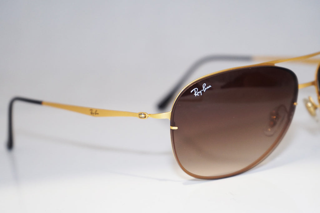RAY-BAN Mens Designer Sunglasses Gold Aviator LightRay RB 8052 157 13 14460