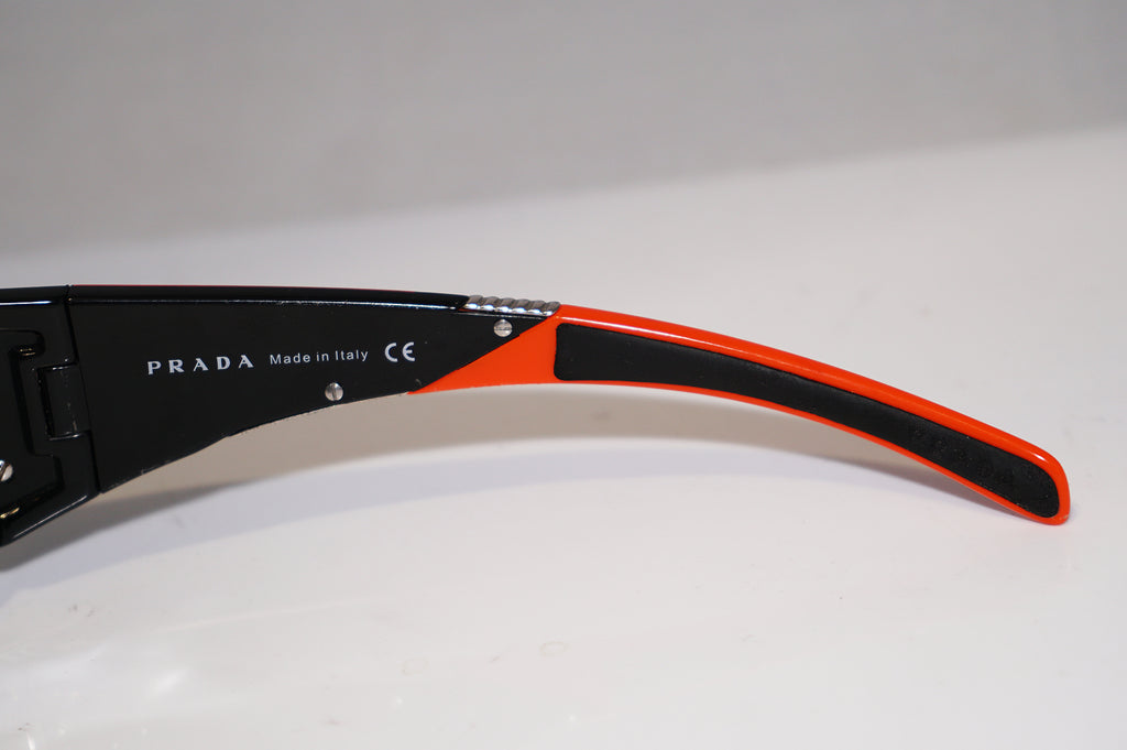 PRADA Mens Designer Sunglasses Black Shield SPS 53H 1BC-1A1 15707