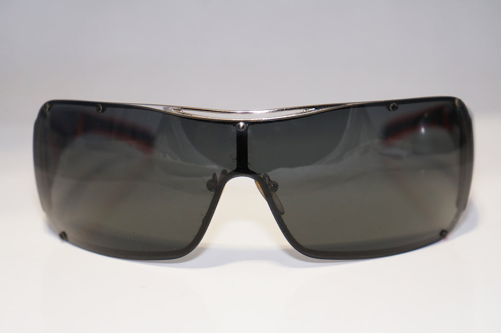 PRADA Mens Designer Sunglasses Black Shield SPS 53H 1BC-1A1 15707