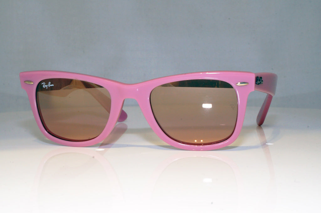 RAY-BAN Mens Womens Unisex Designer Sunglasses Pink Wayfarer RB 2140 9683E 17337