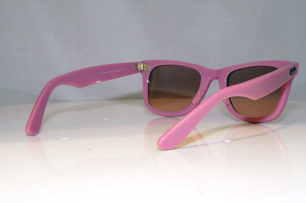RAY-BAN Mens Womens Unisex Designer Sunglasses Pink Wayfarer RB 2140 9683E 17337