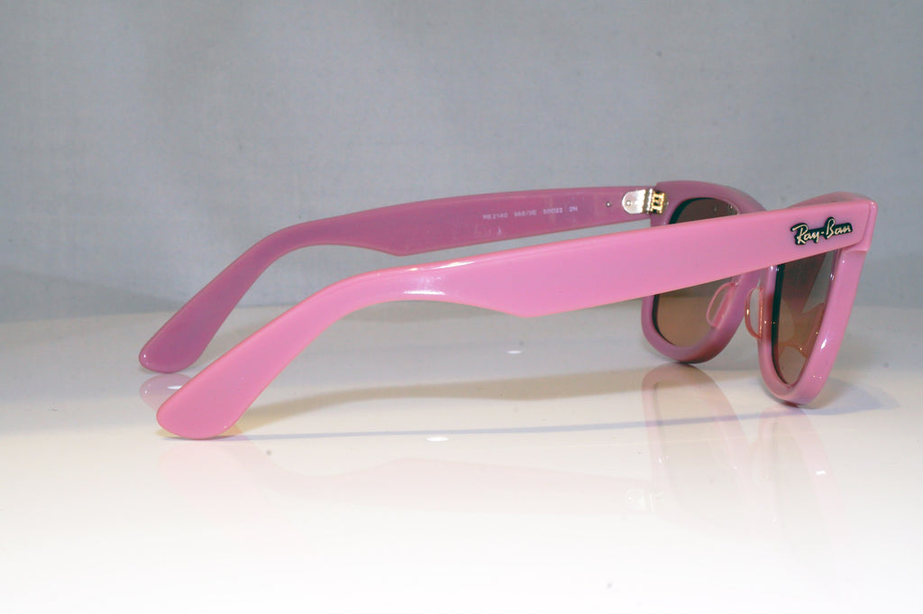 RAY-BAN Mens Womens Unisex Designer Sunglasses Pink Wayfarer RB 2140 9683E 17337