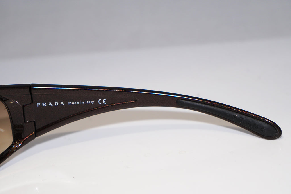 PRADA Mens Designer Sunglasses Brown Shield SPS 04F 7BG-2Z1 15771