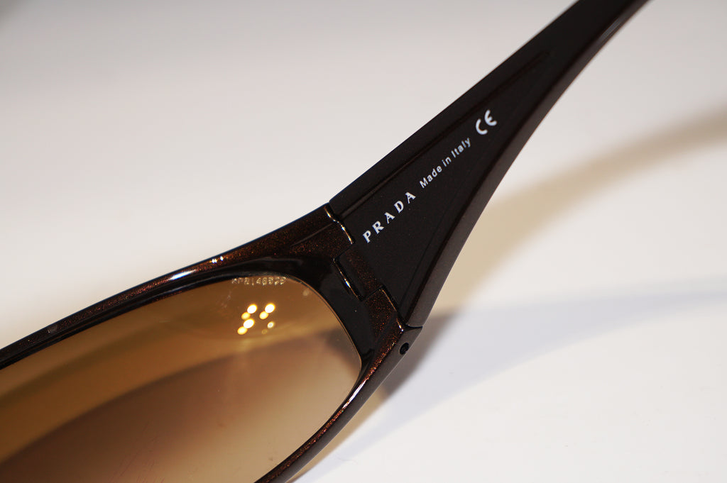 PRADA Mens Designer Sunglasses Brown Shield SPS 04F 7BG-2Z1 15771