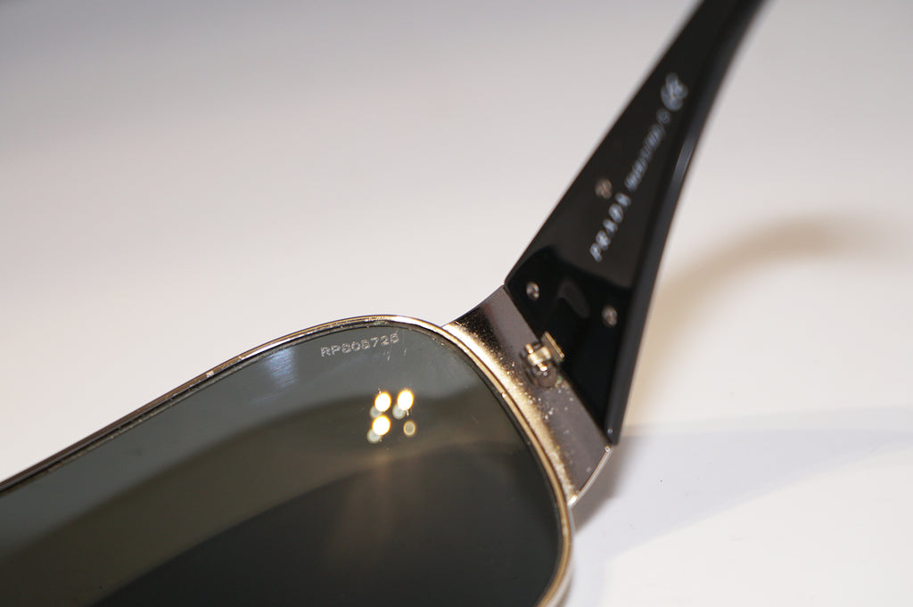 PRADA Mens Unisex Designer Sunglasses Black Shield SPR 57L 1BC-1A1 15838