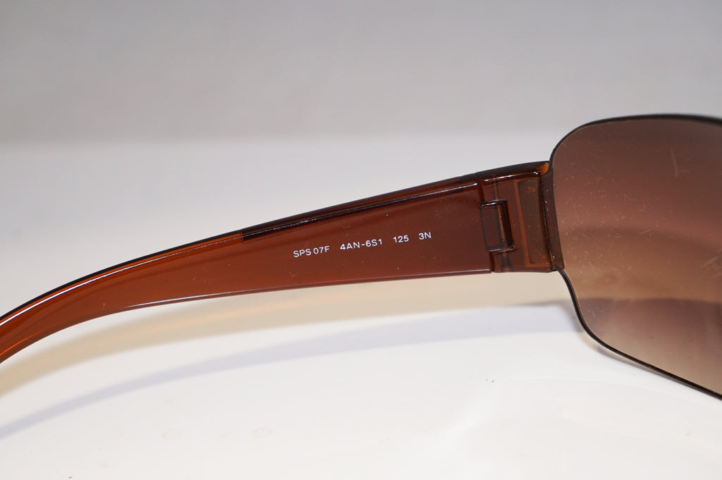 PRADA Mens Designer Sunglasses Brown Shield SPS 07F 4AN-6S1 15846