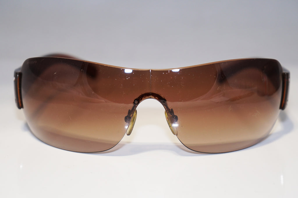 PRADA Mens Designer Sunglasses Brown Shield SPS 07F 4AN-6S1 15846