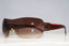 PRADA Mens Designer Sunglasses Brown Shield SPS 07F 4AN-6S1 15846