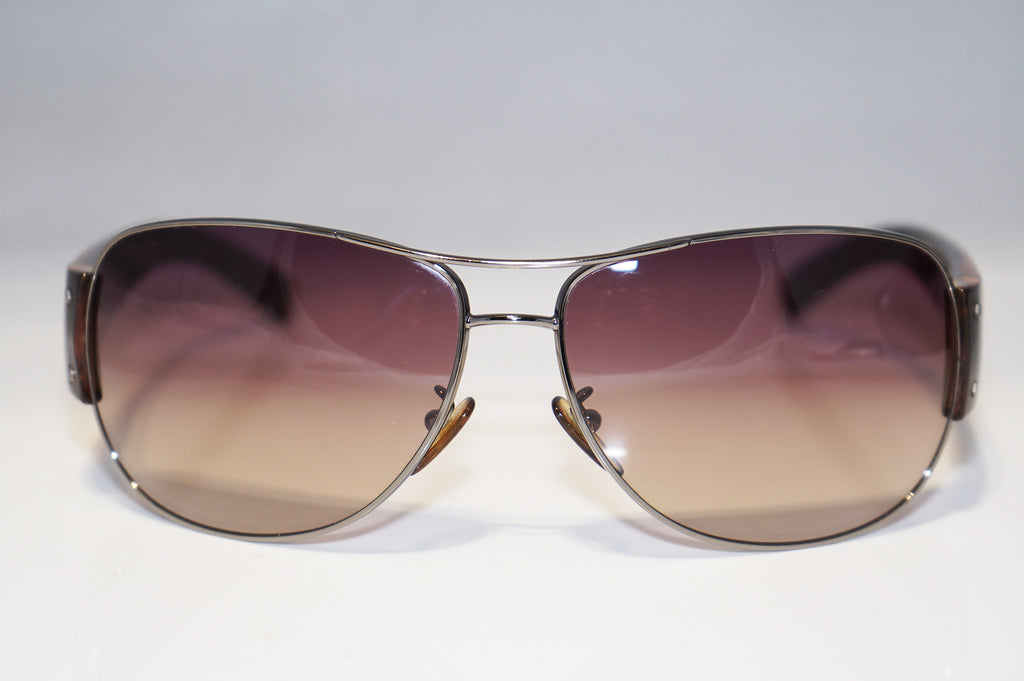 PRADA Mens Designer Sunglasses Brown Aviator SPR 52G 5AV-6S1 15845