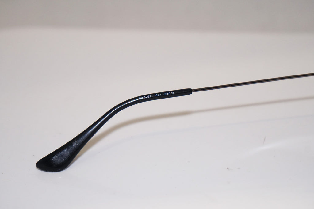 RAY-BAN Vintage Mens Designer Sunglasses Silver Rectangle RB 3262 004 14397