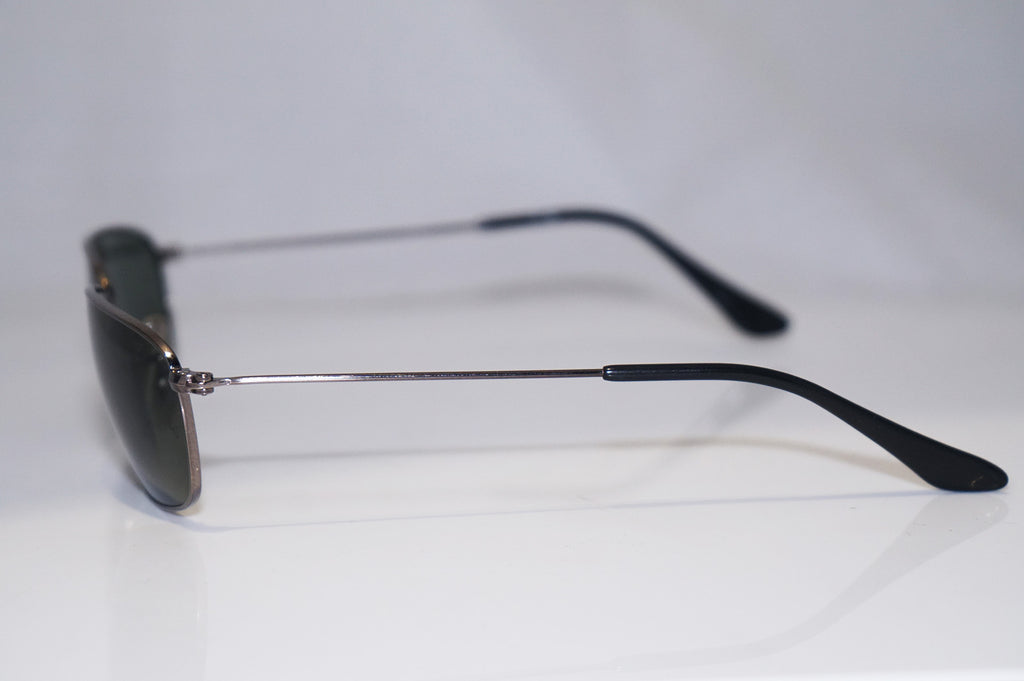 RAY-BAN Vintage Mens Designer Sunglasses Silver Rectangle RB 3262 004 14397