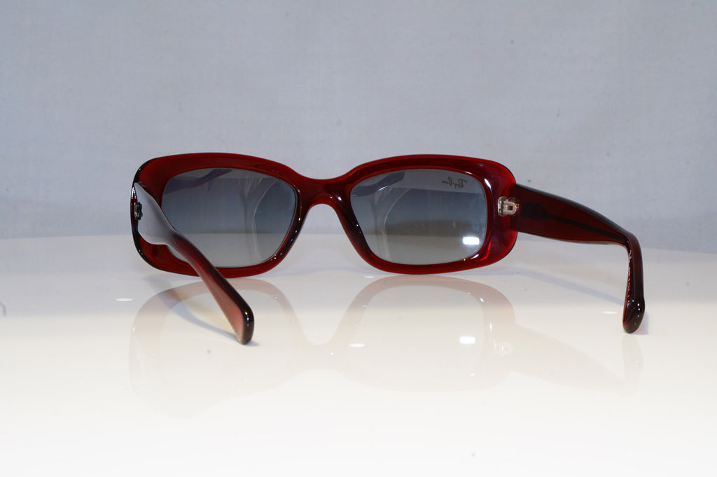 RAY-BAN Womens Boxed Designer Sunglasses Burgundy Rectangle RB 4122 735/8G 16487