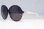 TOM FORD Womens Designer Sunglasses Black Round WHITE Rhonda TF 187 05F 10621