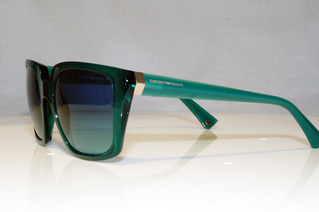 EMPORI ARMANI Mens Womens Designer Sunglasses Green Square 4026 5201/4S 17475