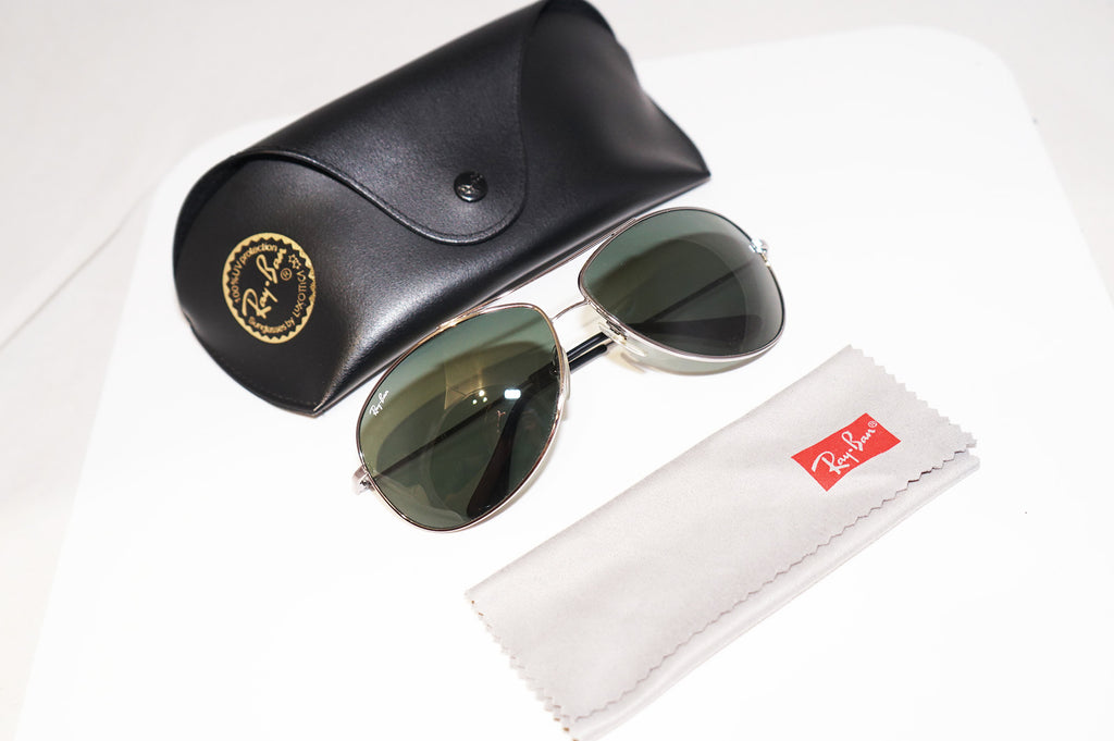 RAY-BAN Mens Designer Sunglasses Silver Aviator RB 3293 004/71 14743